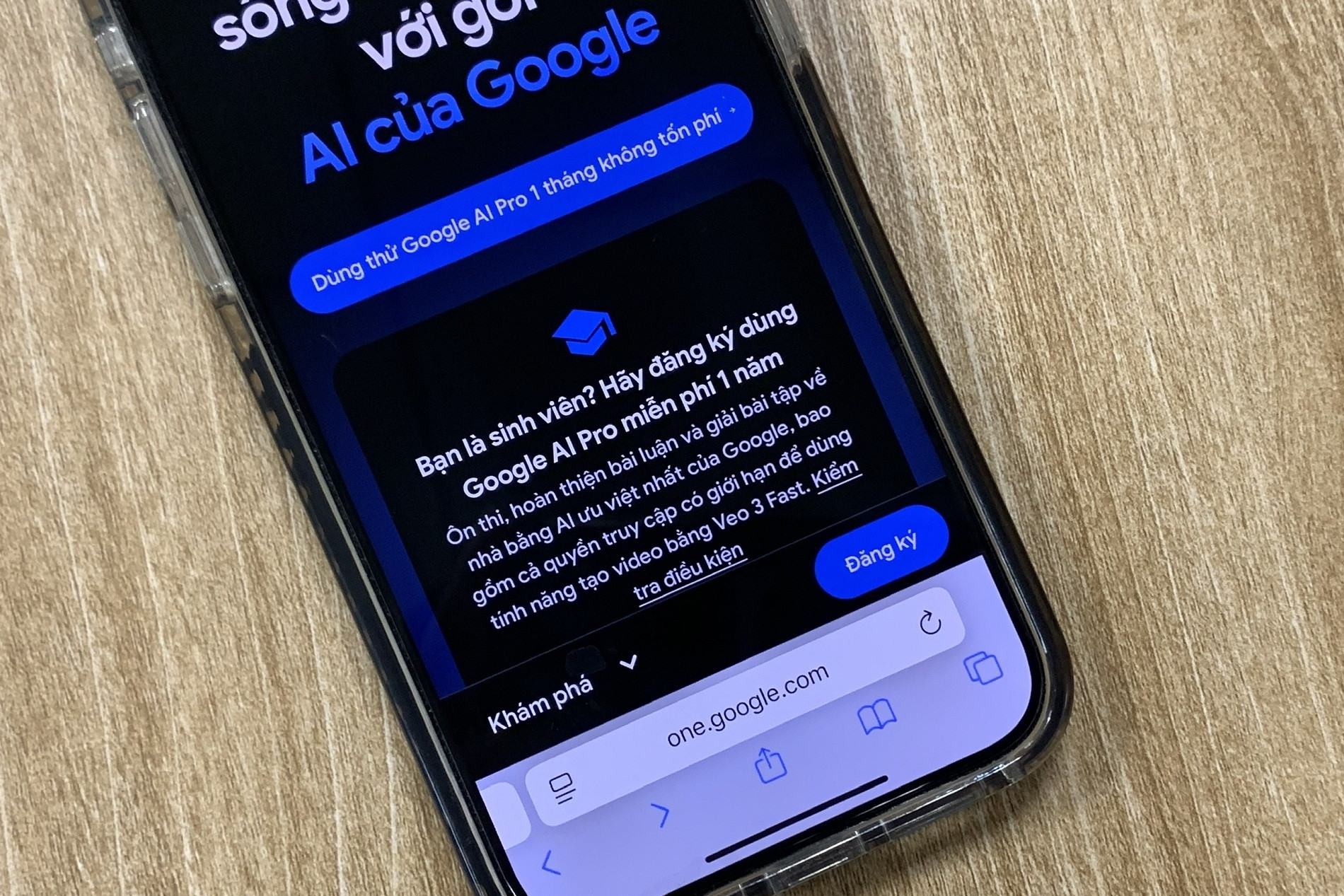 Sinh viên Việt Nam được dùng miễn phí Google AI Pro