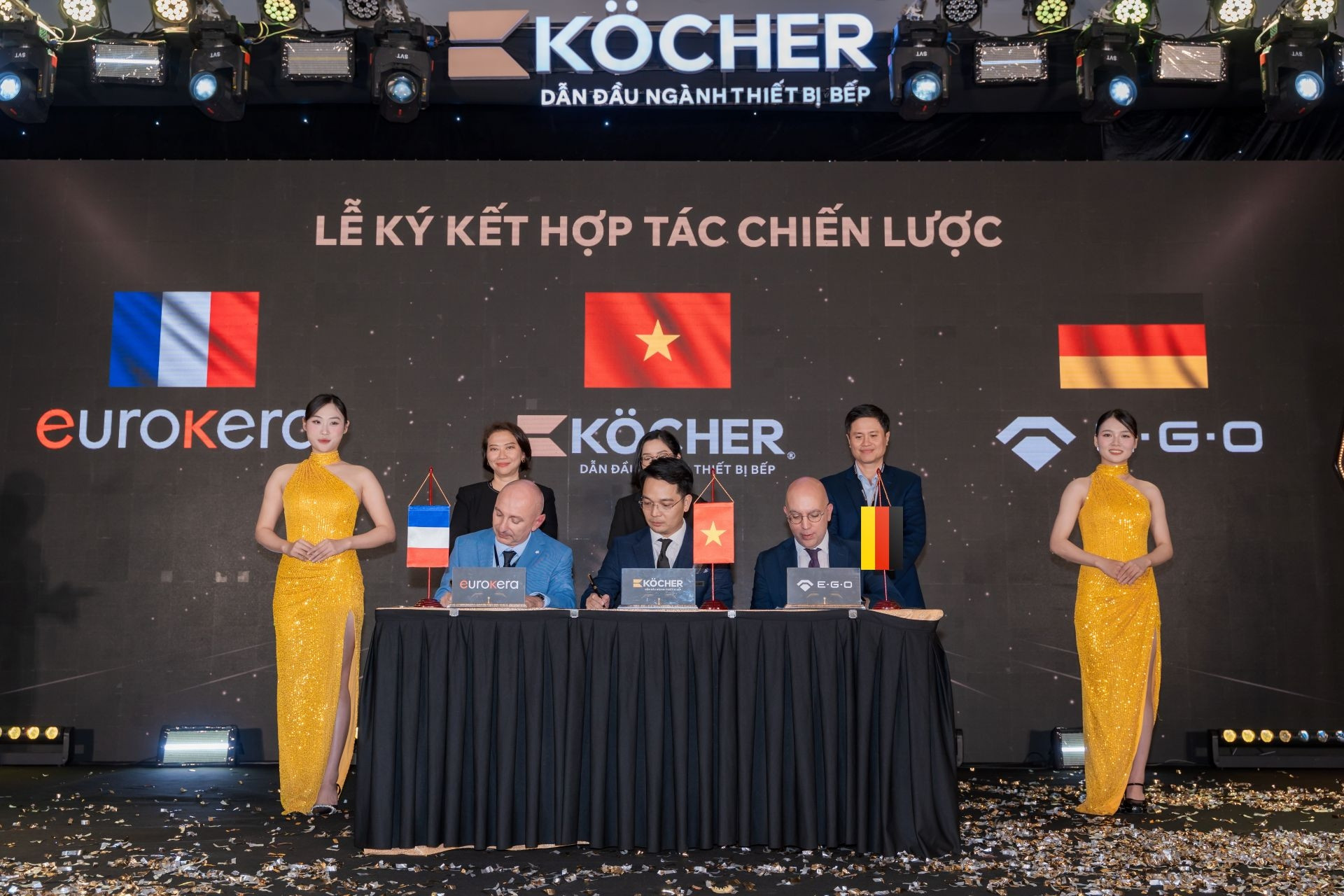 Thiết bị bếp Kocher nâng tầm hợp tác với 2 đối tác hàng đầu châu Âu