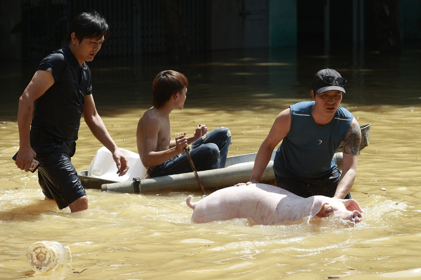 Hà Nội: Lũ tràn trong đêm không kịp trở tay, gõ cửa từng nhà tiếp tế lương thực