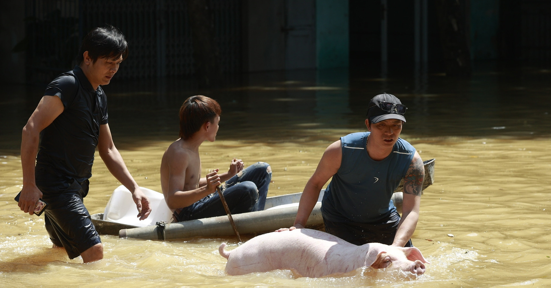 Hà Nội: Lũ tràn trong đêm không kịp trở tay, gõ cửa từng nhà tiếp tế lương thực