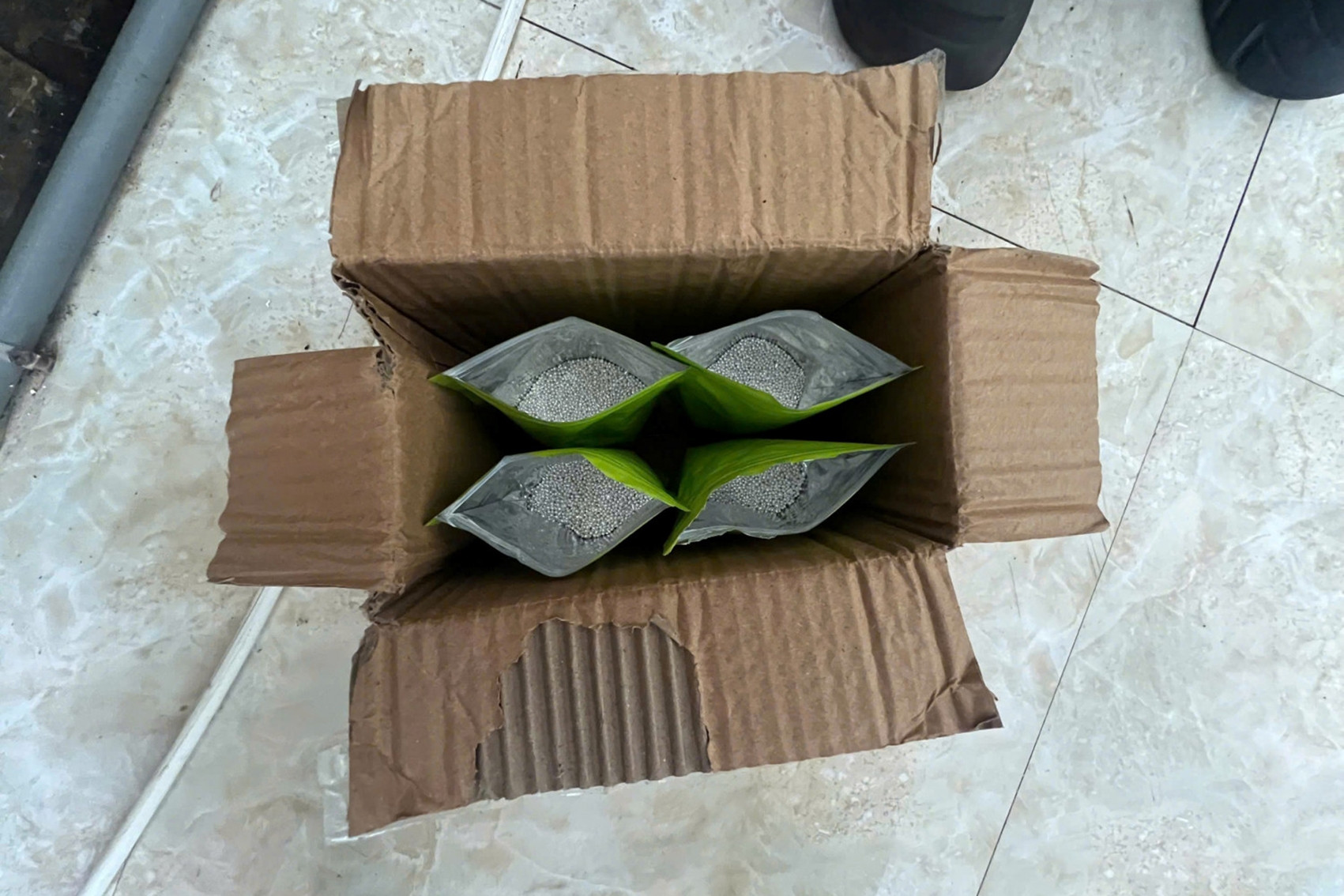 Giấu hàng chục kg bạc trị giá tiền tỷ dưới đế giày để chuyển qua biên giới