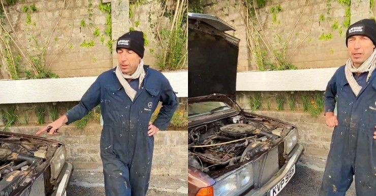 Xe Mercedes-Benz đời 1982 nhập khẩu từ Anh gặp sự cố hỏng máy vì đổ xăng E20