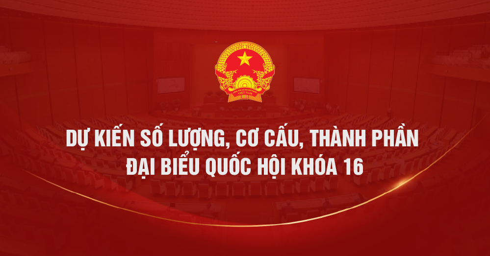 Dự kiến số lượng, cơ cấu, thành phần đại biểu Quốc hội khóa 16