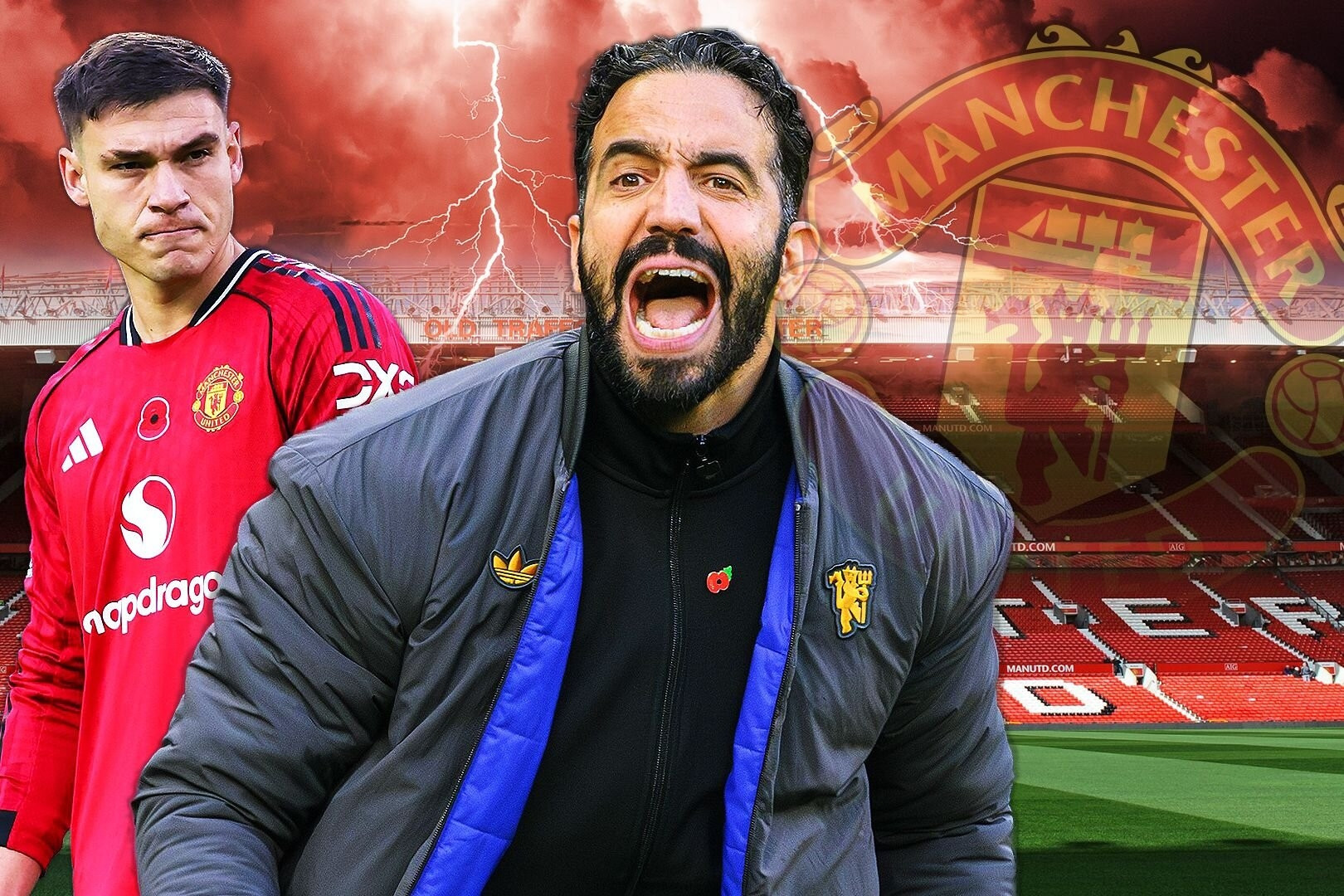 Ruben Amorim mắng gay gắt một cầu thủ trước toàn đội MU