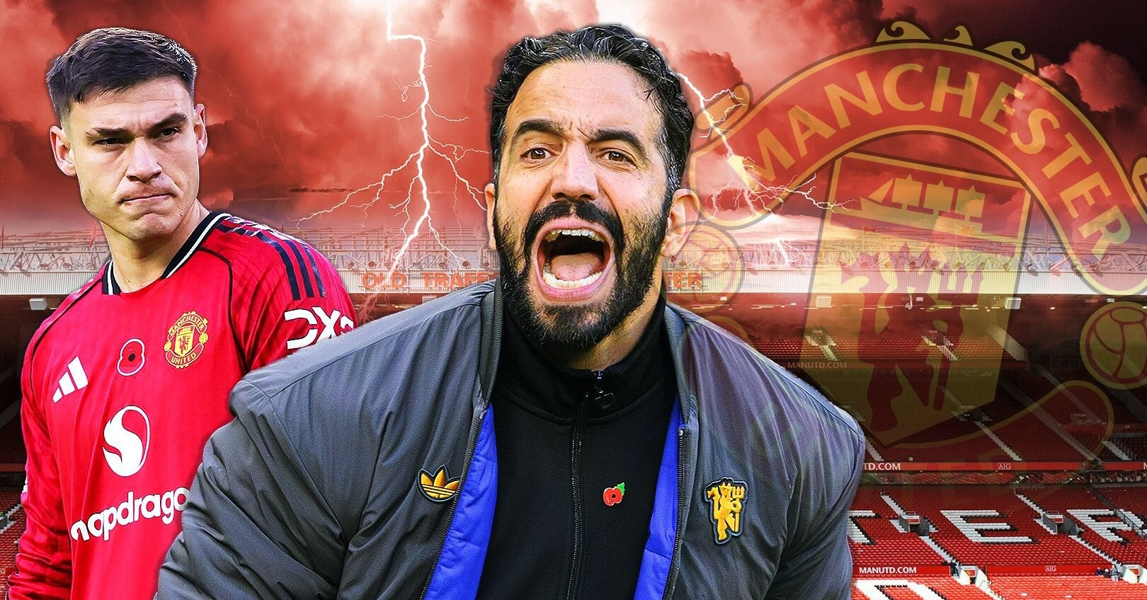 Ruben Amorim mắng gay gắt một cầu thủ trước toàn đội MU