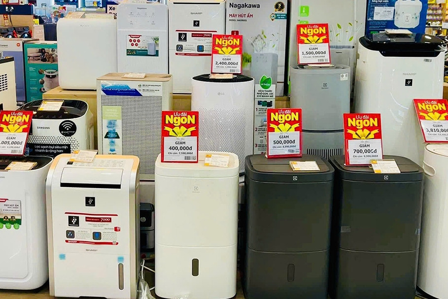 Từ 4 đến 20 triệu đồng, chọn máy hút ẩm nào phù hợp và tiết kiệm điện?