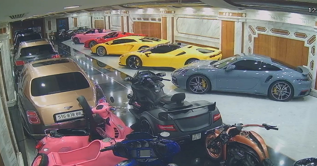 Ông chủ thẩm mỹ viện Mailisa Hoàng Kim Khánh khoe hầm siêu xe trăm tỷ