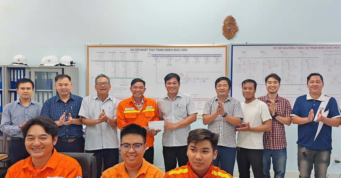 Đóng điện máy biến áp 220kV - 250MVA tại Trạm biến áp 500kV Đức Hòa