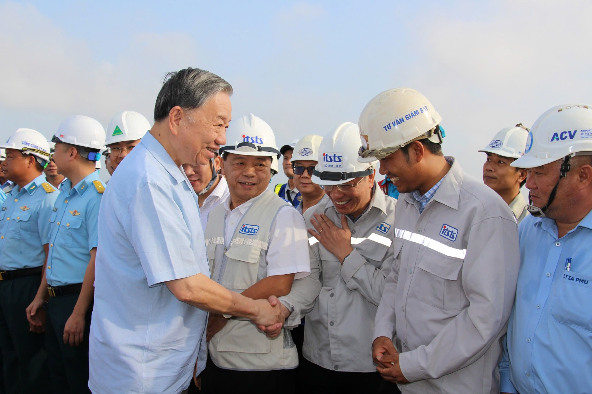 Tổng Bí thư Tô Lâm kiểm tra công trường dự án sân bay Long Thành