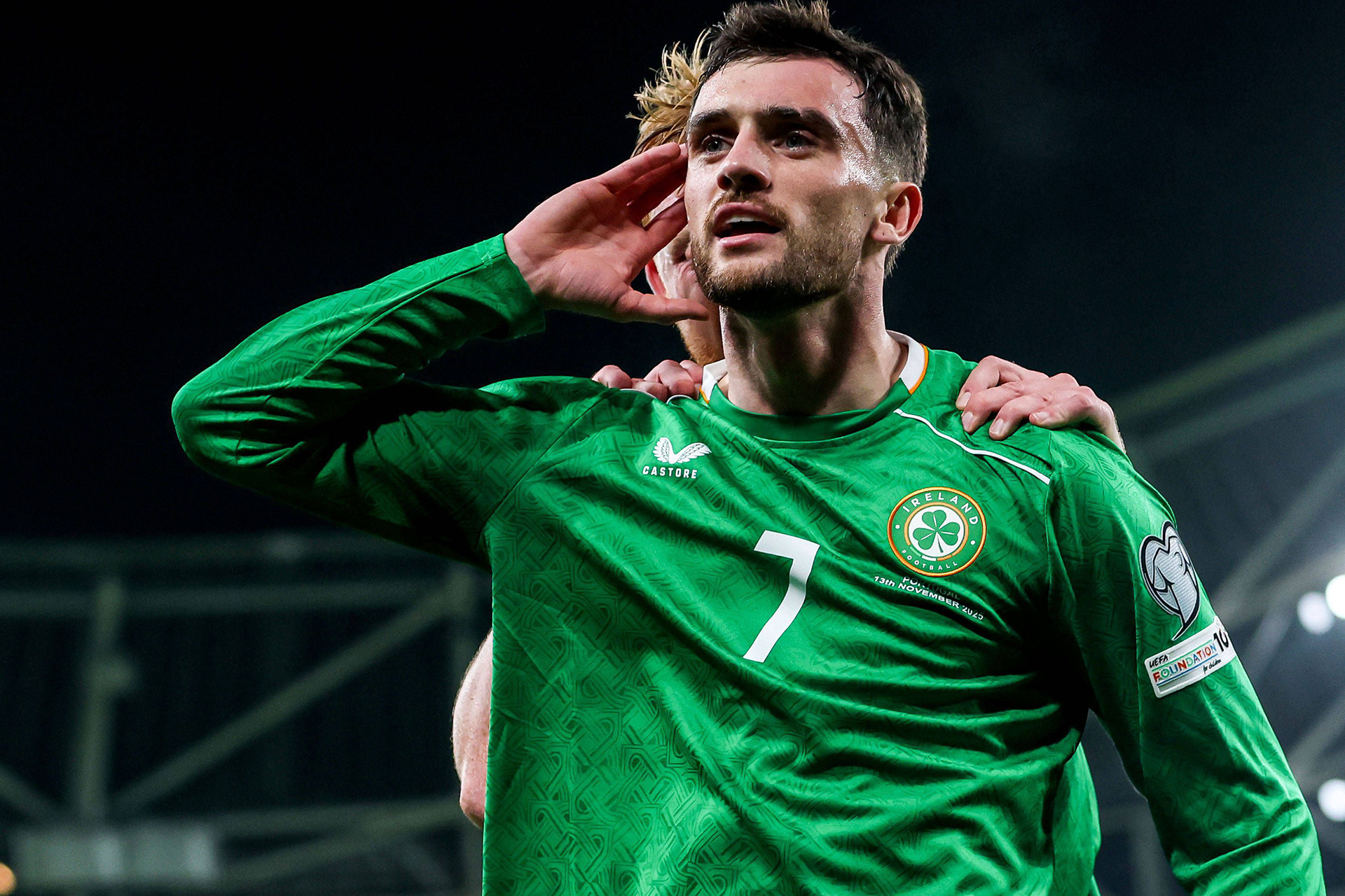 Parrott là người hùng Ireland.