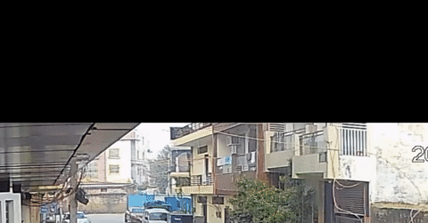 Chó hoang bất ngờ nhảy vào chiếc SUV đang đỗ, nữ tài xế hoảng hốt nhảy ra ngoài