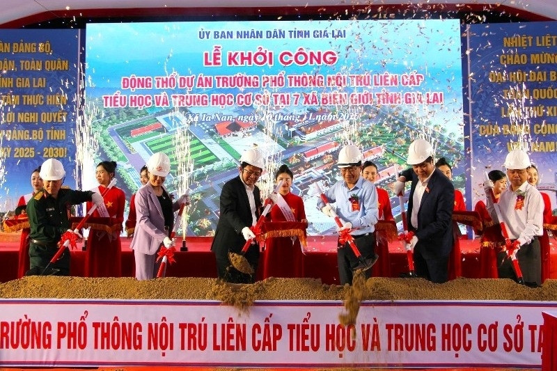 Gia Lai, Đà Nẵng đồng loạt xây dựng trường nội trú liên cấp tại các xã biên giới
