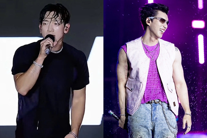 Ngôi sao Bi Rain khoe cơ bụng 6 múi cùng HIEUTHUHAI gây sốt hàng nghìn khán giả