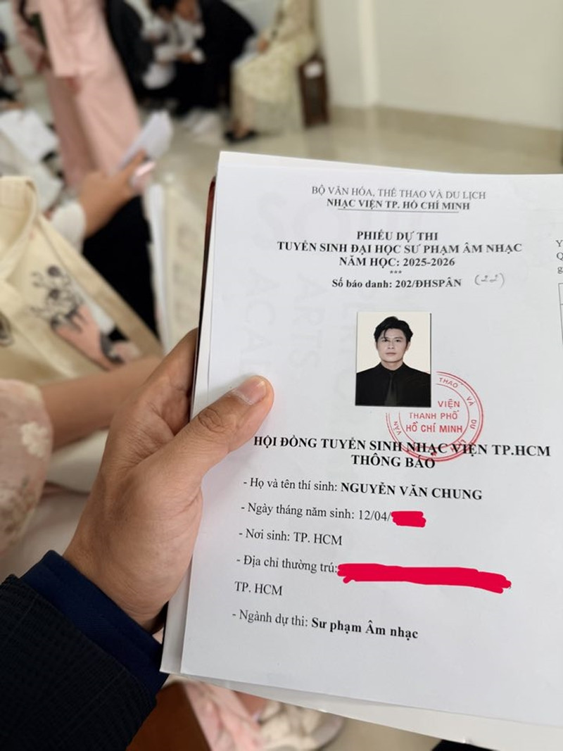 Nhạc sĩ Nguyễn Văn Chung động viên bản thân