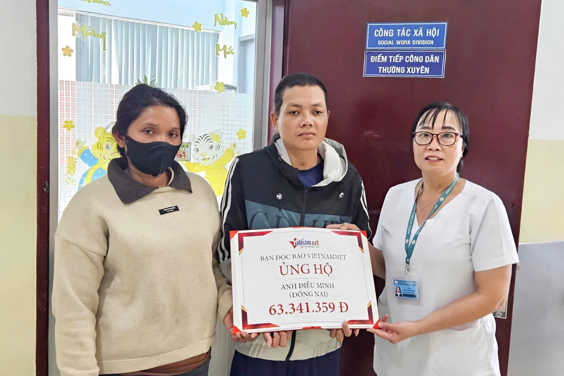 'Nhờ bạn đọc giúp đỡ, tôi mới có thể đứng ở đây hôm nay'