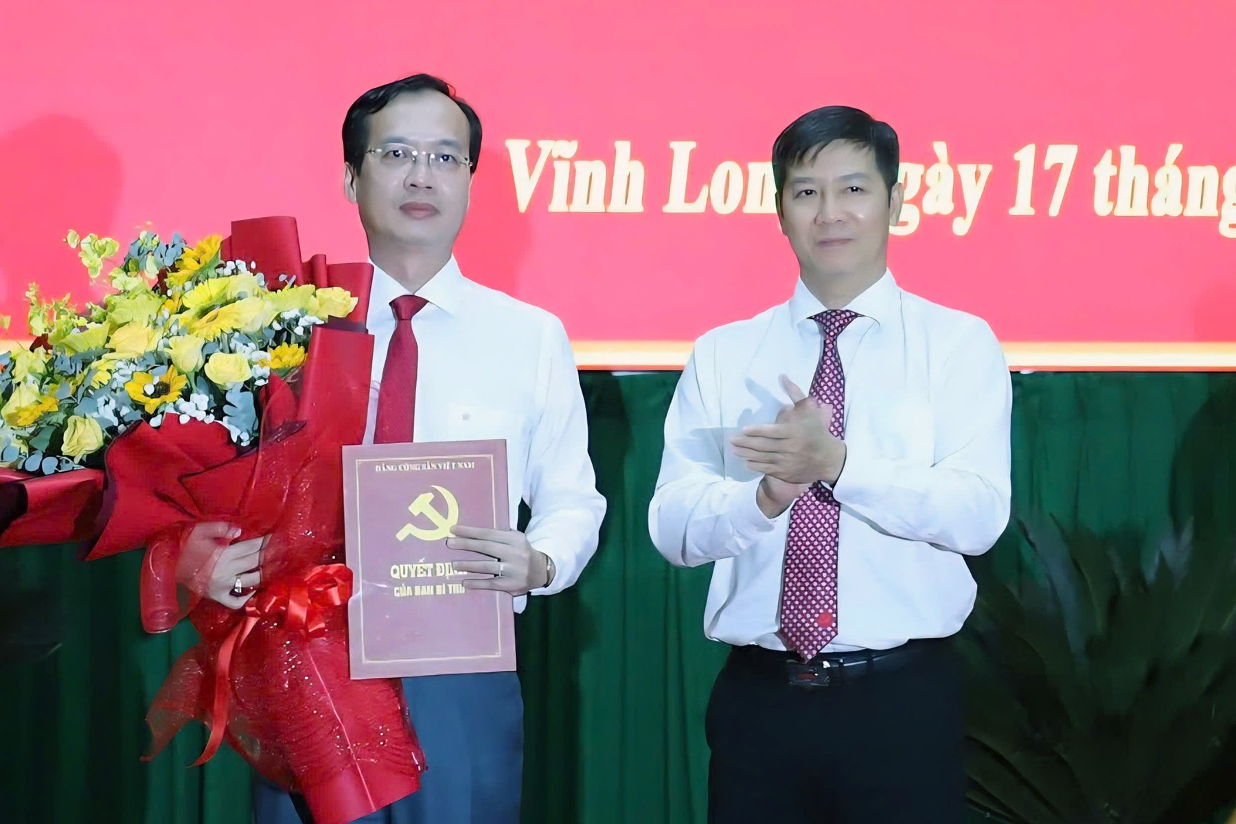 Chủ tịch UBND tỉnh Đồng Tháp Trần Trí Quang làm Phó bí thư Tỉnh ủy Vĩnh Long