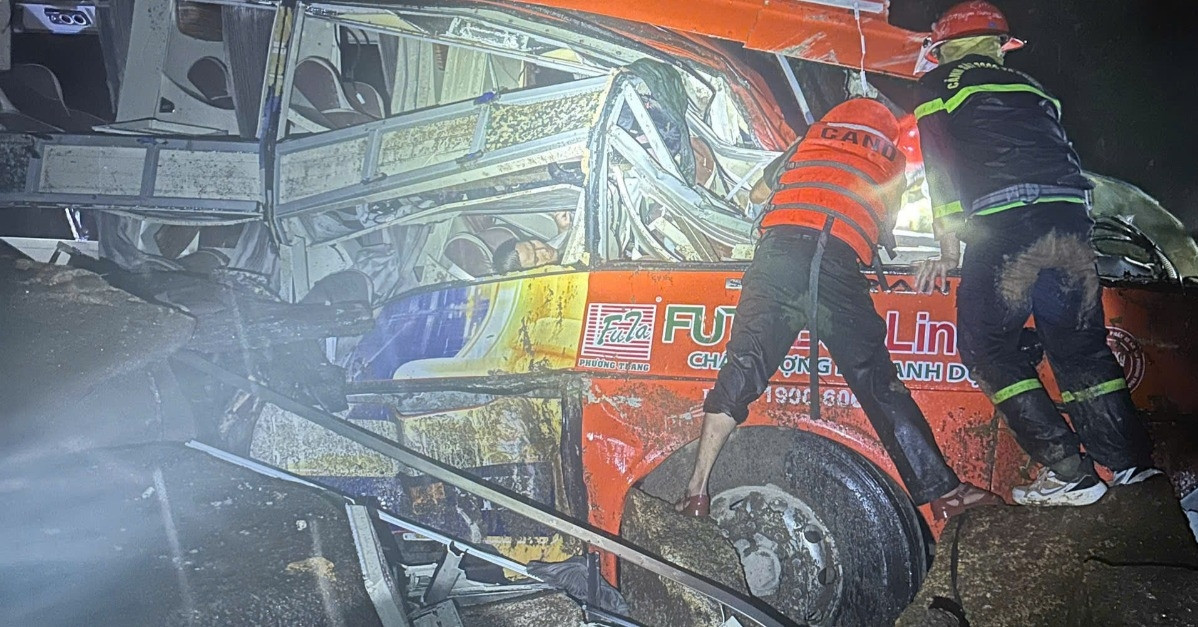 Danh sách 19 nạn nhân bị thương vụ sạt lở đè xe khách trên đèo Khánh Lê