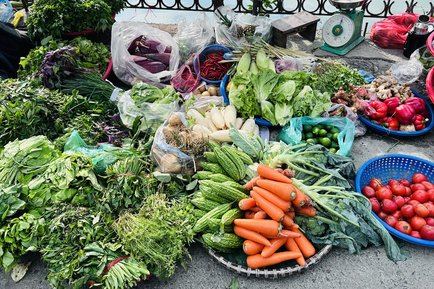Giá rau xanh tăng 'phi mã', bà nội trợ dè xẻn từng mớ rau, quả cà chua