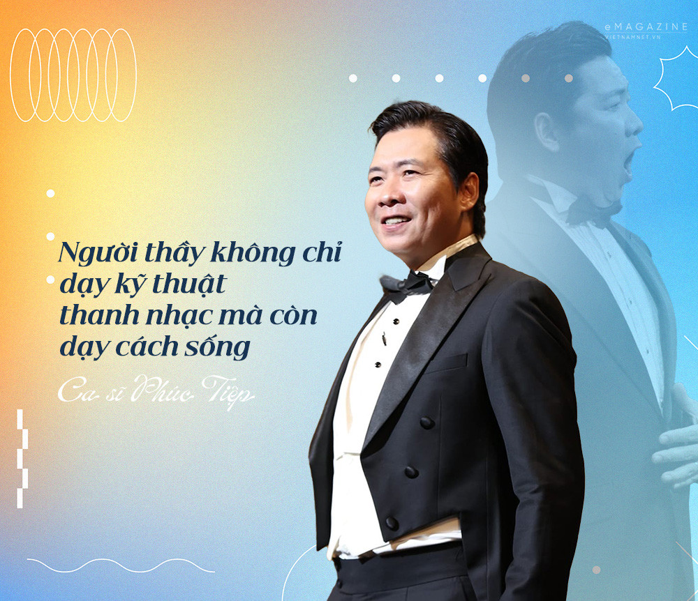 Phúc Tiệp giảng dạy thanh nhạc