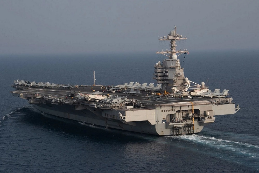 Sức mạnh của tàu sân bay hiện đại nhất được Mỹ điều đến vùng Caribe