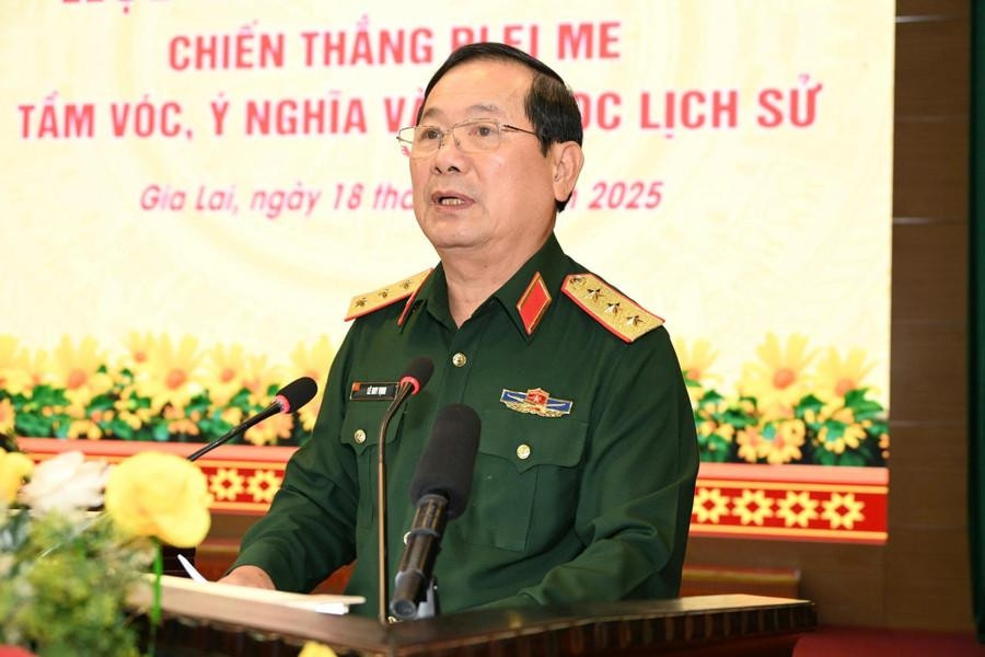 Phát biểu của Thượng tướng Lê Huy Vịnh về Chiến thắng Plei Me