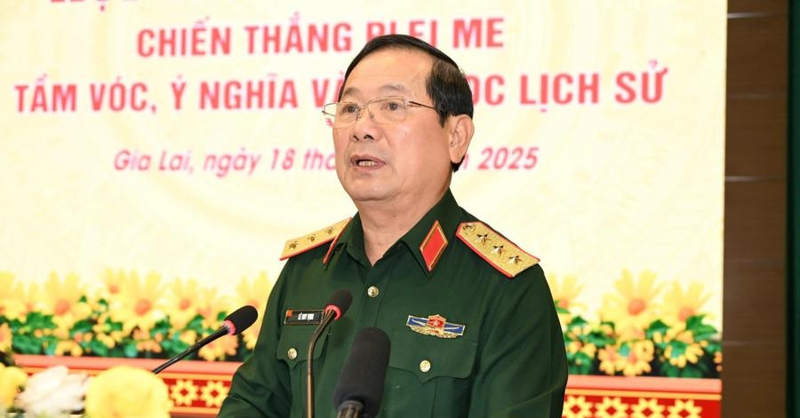Phát biểu của Thượng tướng Lê Huy Vịnh về Chiến thắng Plei Me
