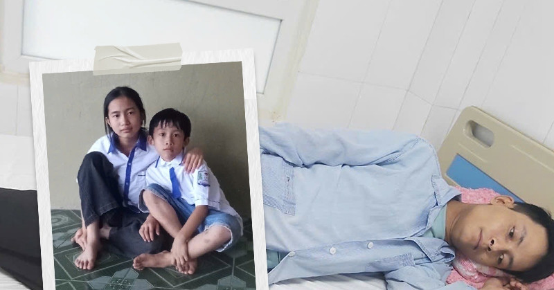 Bạn đọc tiếp sức hơn 56 triệu đồng cho người cha ung thư nuôi hai con nhỏ