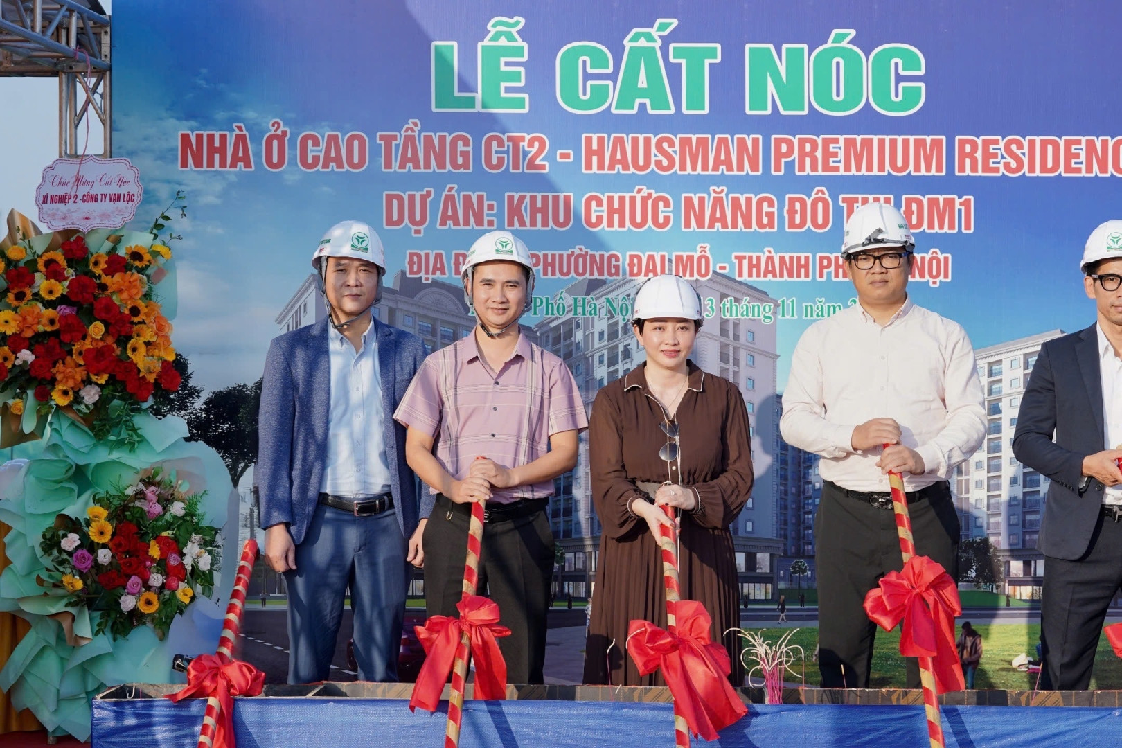 Cất nóc dự án Hausman Premium Residences