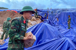 Hồ chứa hơn 1 triệu m³ bị xói lở thân đập, đặc công nước ứng cứu khẩn cấp