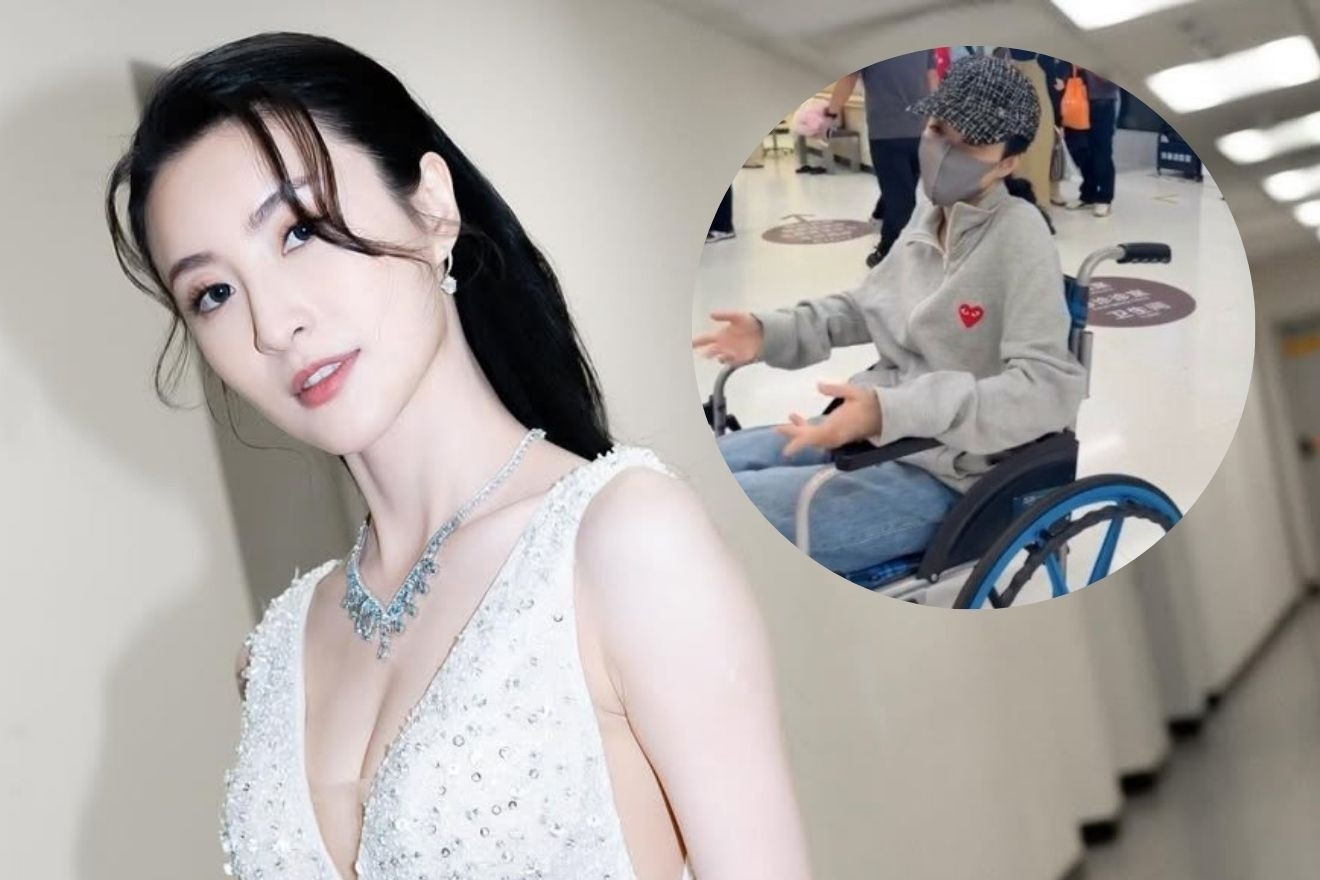 Diễn viên Lâm Hạ Vy bị tai nạn khi quay phim, phải ngồi xe lăn sau ồn ào phá sản