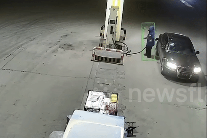 Quỵt tiền xăng, tài xế ô tô kéo đứt vòi bơm rồi bỏ chạy