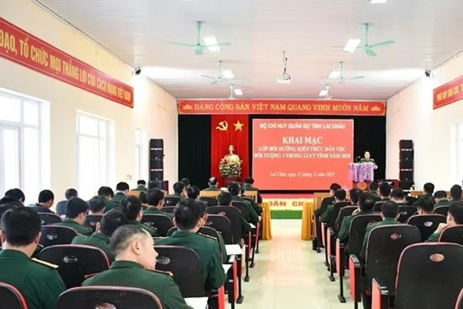 Lai Châu bồi dưỡng kiến thức dân tộc cho cán bộ, chiến sĩ lực lượng vũ trang