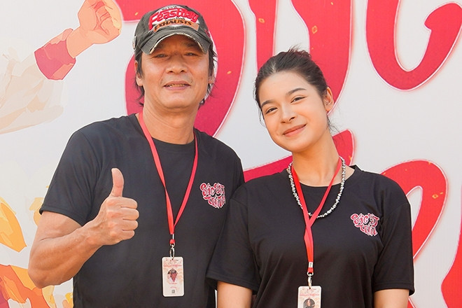 NSƯT Võ Hoài Nam cùng con gái lần đầu đóng phim chung