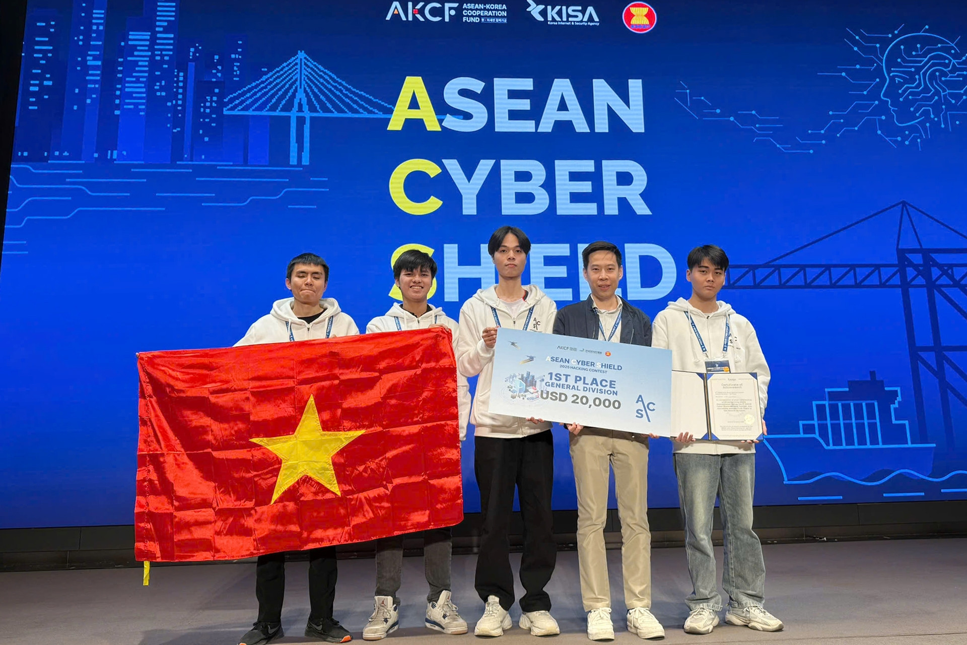 Sinh viên Việt Nam dẫn đầu cuộc thi an ninh mạng ASEAN Cyber ​​Shield 2025