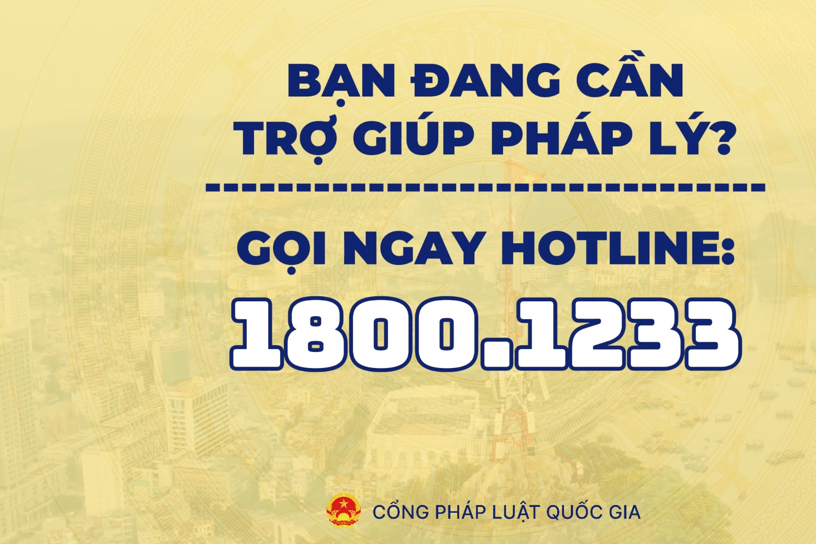 Thiết lập đường dây nóng trợ giúp pháp lý miễn phí