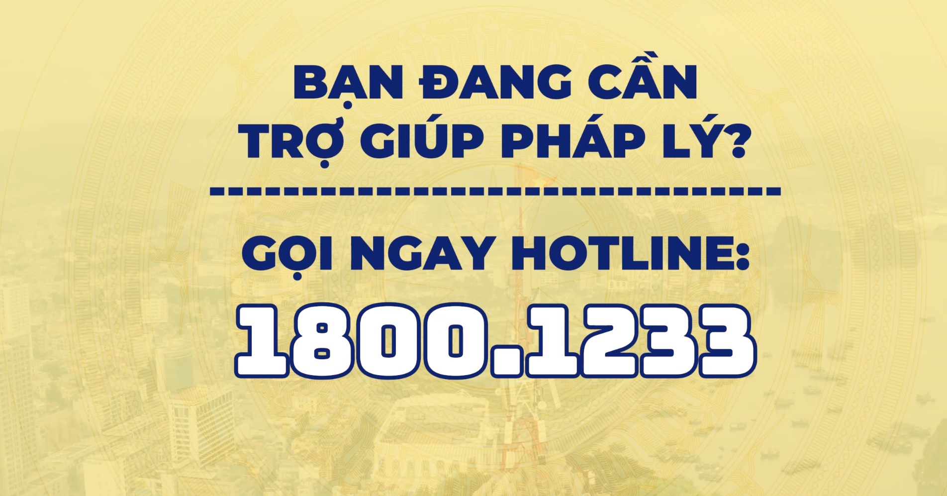 Thiết lập đường dây nóng trợ giúp pháp lý miễn phí