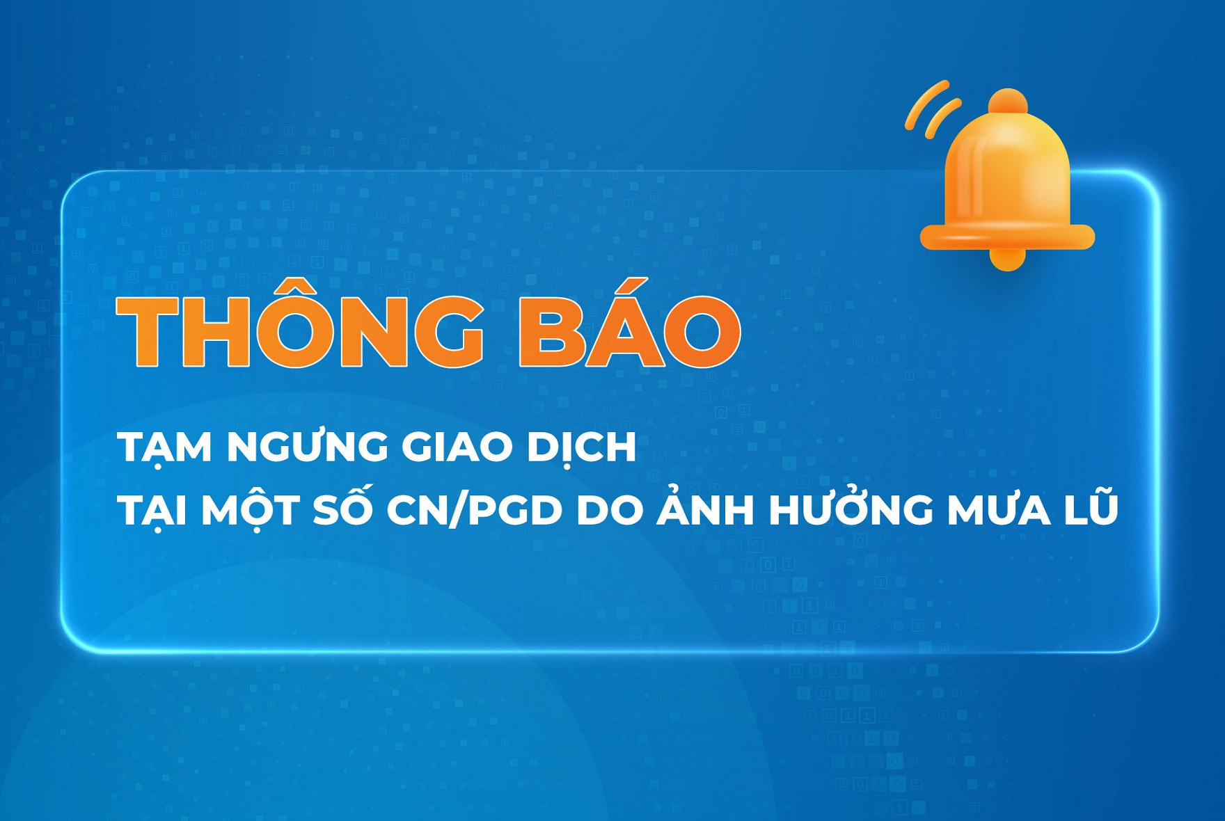 Hàng loạt ngân hàng đóng cửa chi nhánh, dừng hoạt động ATM vì ngập lụt