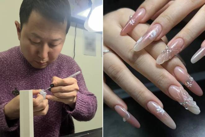 Người đàn ông U40 bỏ phố về quê mở tiệm nail, bất ngờ nổi tiếng