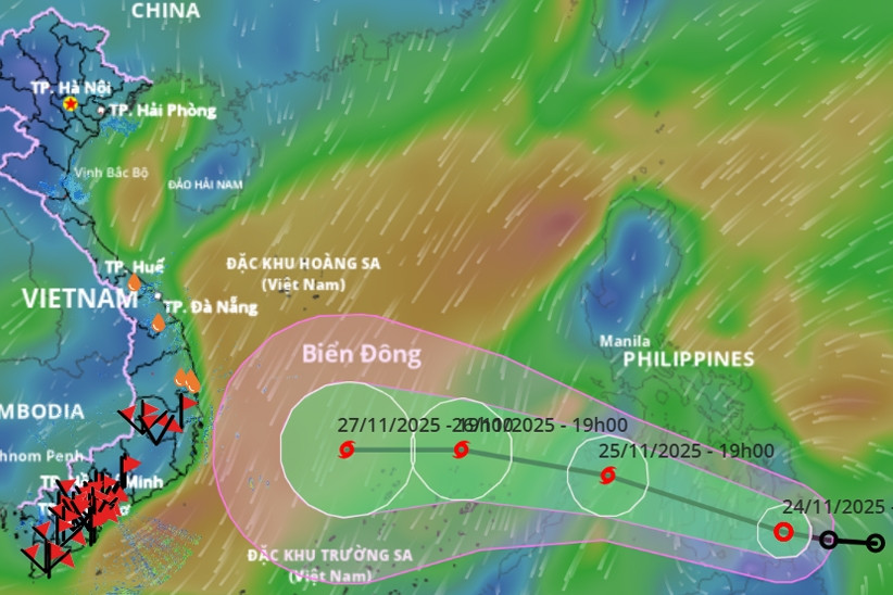 Bão số 15 sắp xuất hiện, thời điểm vào đất liền có gặp không khí lạnh?