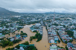 Khánh Hòa thông báo xả lũ khẩn cấp tại hai hồ chứa
