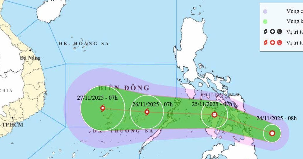 Biển Đông sắp đón bão số 15, hướng về đất liền ...