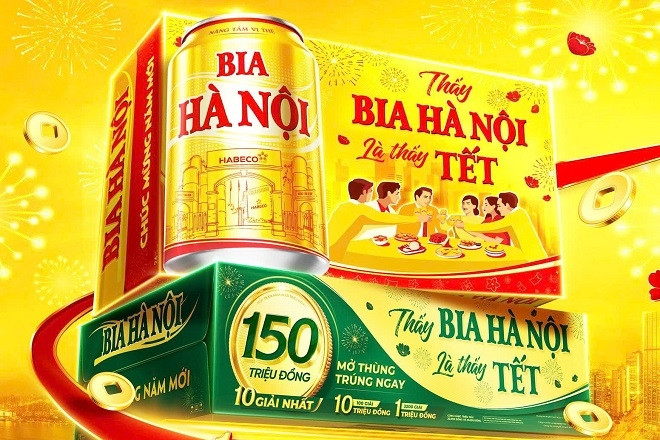 Mở ‘triệu lộc vàng’ đón Tết cùng Bia Hà Nội Tết 2026