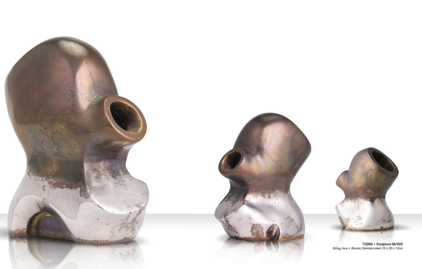 Những khối kim loại biết 'thở' của Đinh Phong