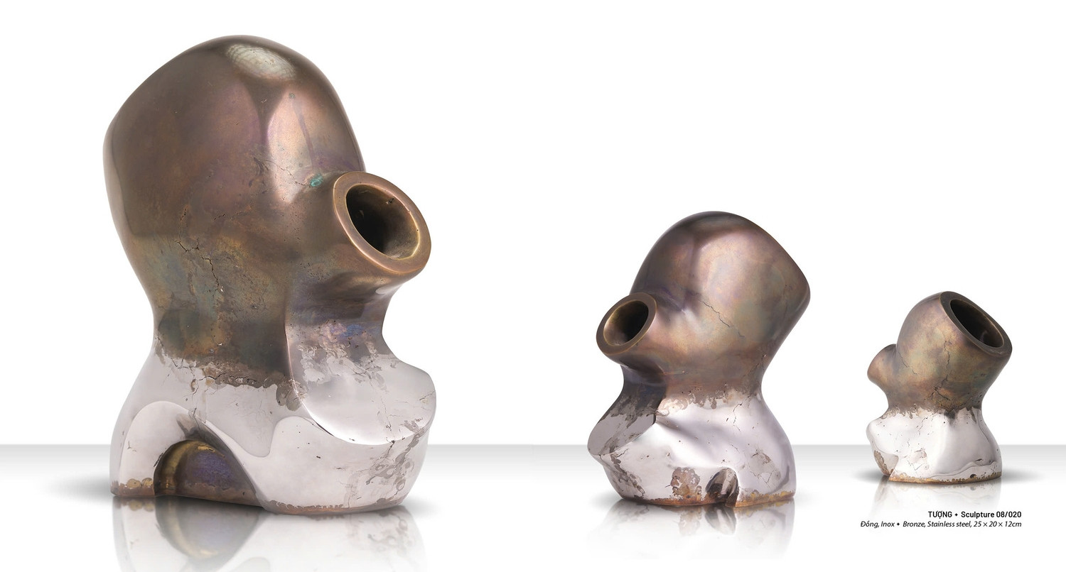 Những khối kim loại biết 'thở' của Đinh Phong