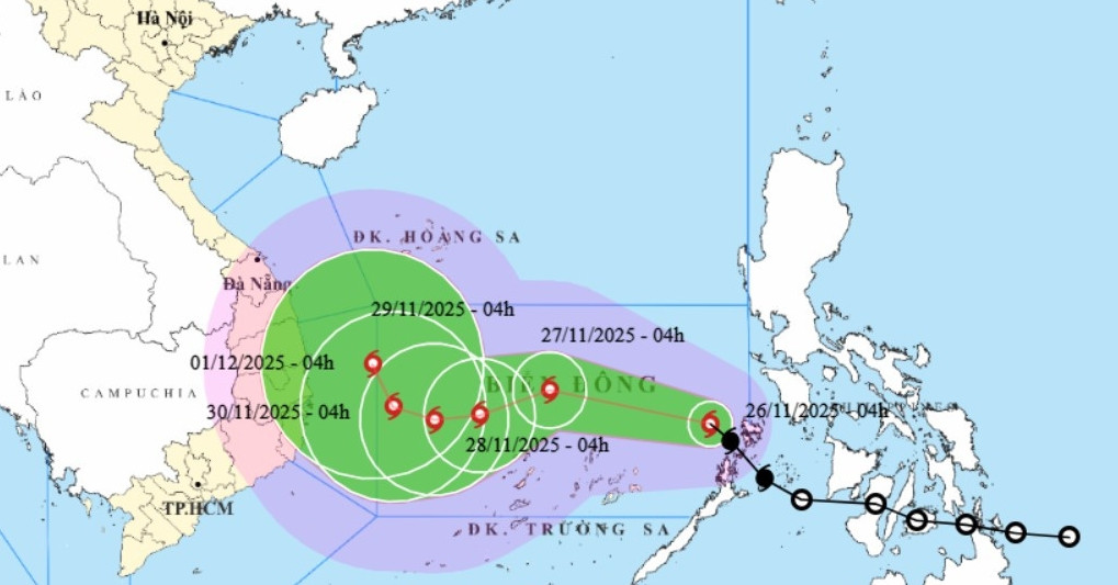 Bản tin sáng 26/11: Bão Koto thành bão số 15, đường đi cực phức tạp