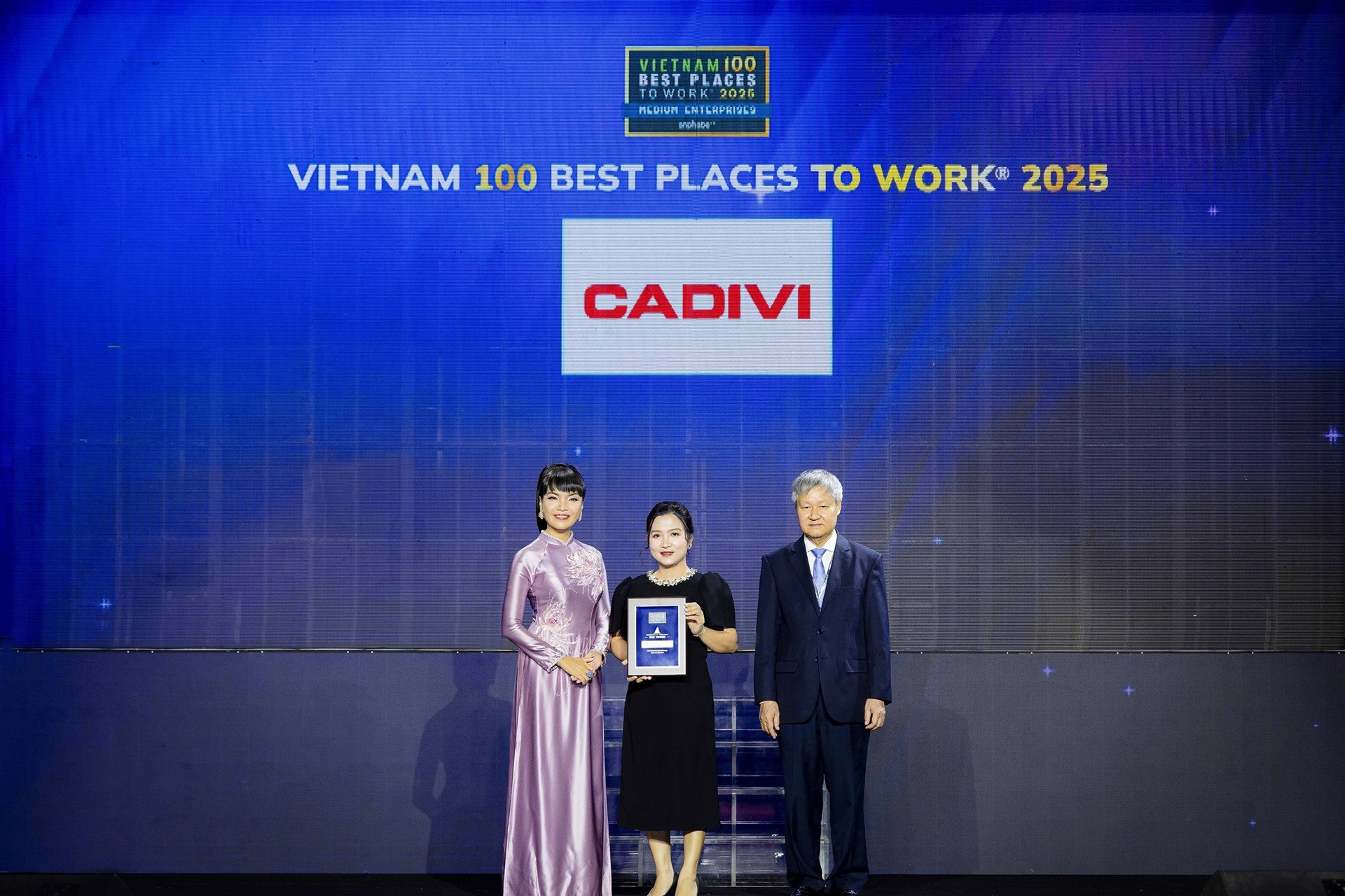 CADIVI vào Top Nơi làm việc tốt nhất Việt Nam 2025