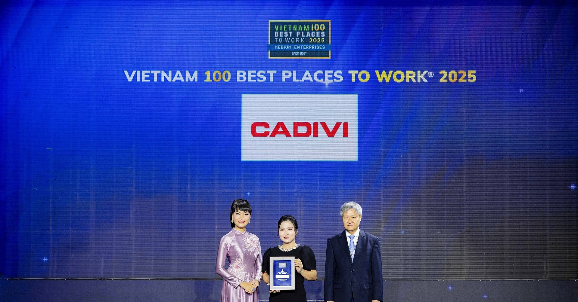 CADIVI vào Top Nơi làm việc tốt nhất Việt Nam 2025