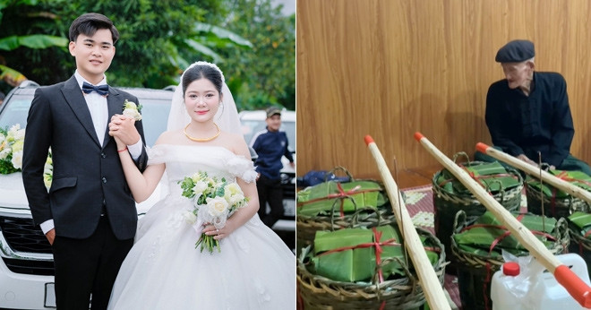Chú rể người Tày đem 24 cặp bánh chưng, bánh giầy đi hỏi vợ 'gây sốt' mạng