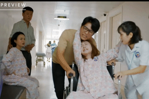 'Gió ngang khoảng trời xanh' tập cuối: Ngân đòi chia tay Dũng, Lam làm loạn bệnh viện