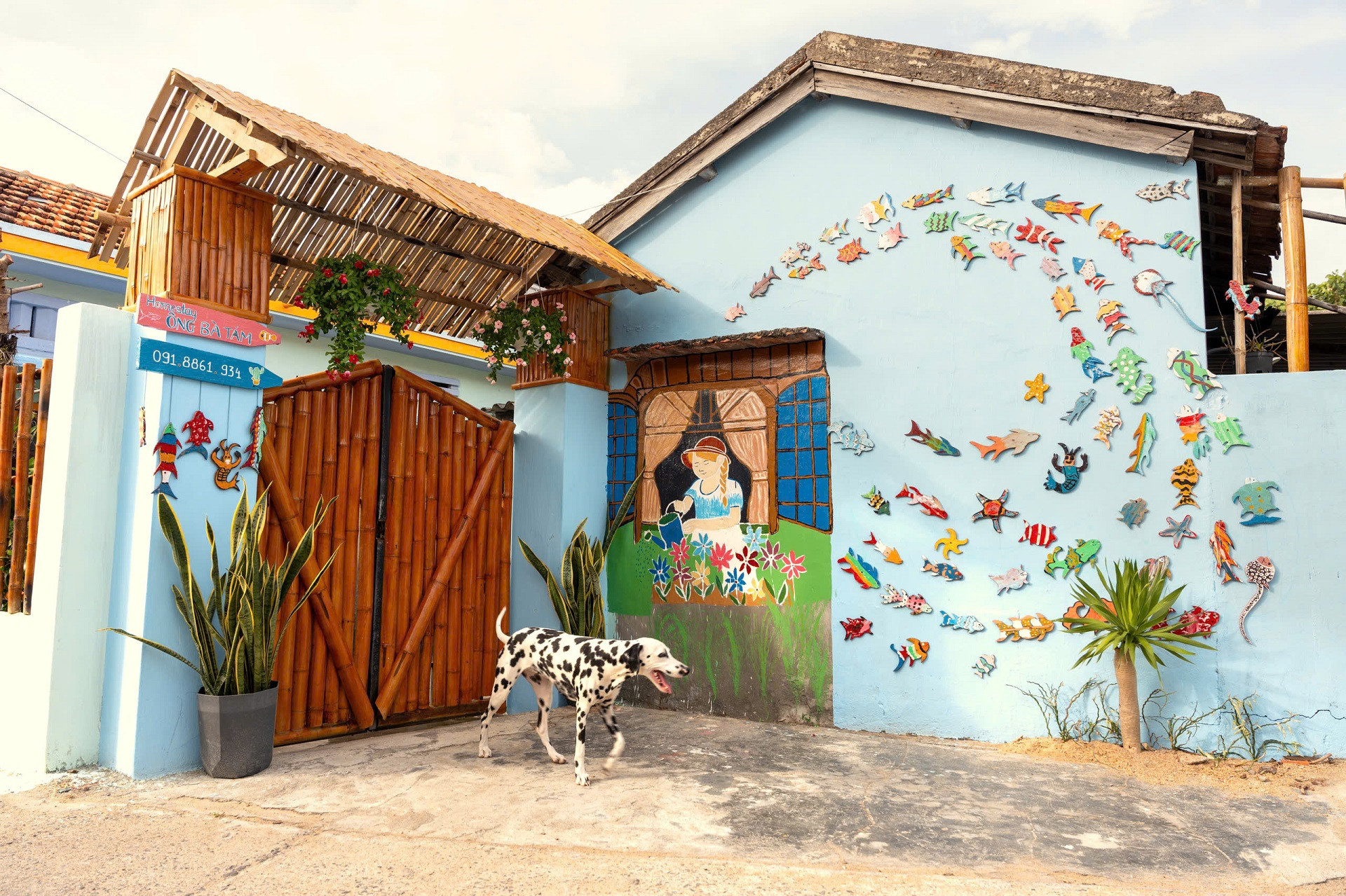 làng lò homestay miễn phí